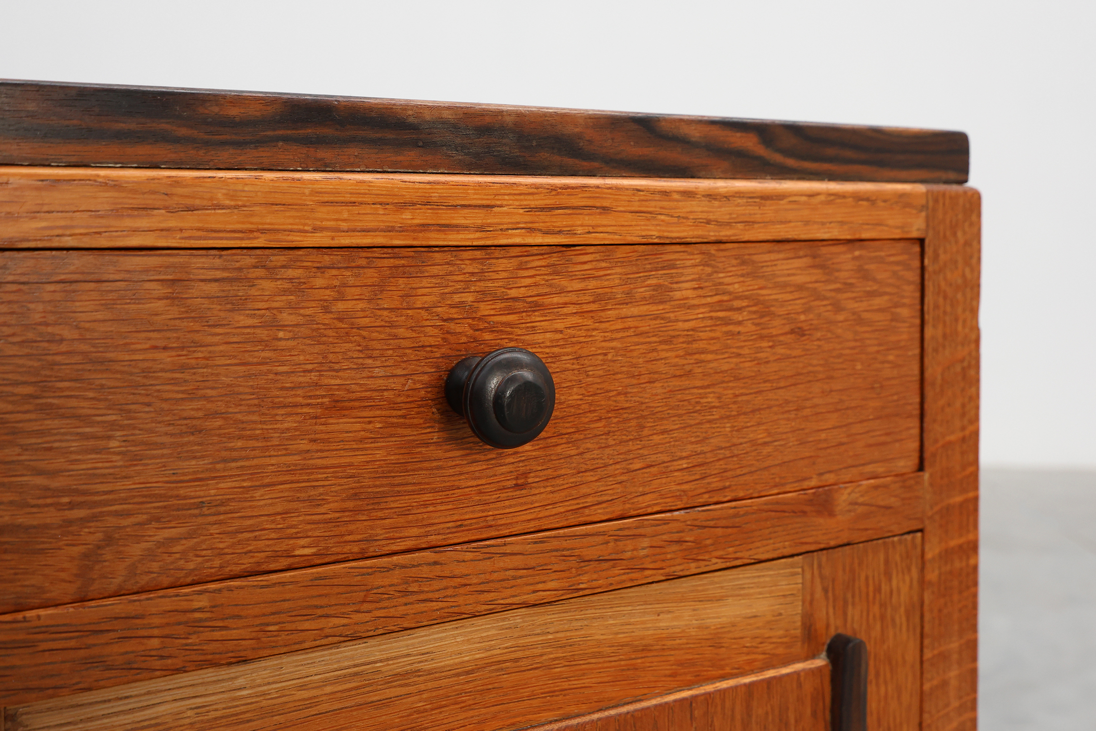 Art Nouveau &ldquo;Amsterdamse School&rdquo; Nightstand, The Netherlands ca. 1925thumbnail
